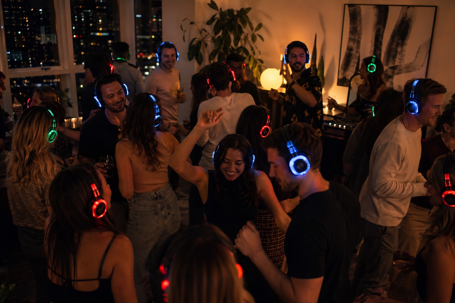 Silent disco hjemmefest